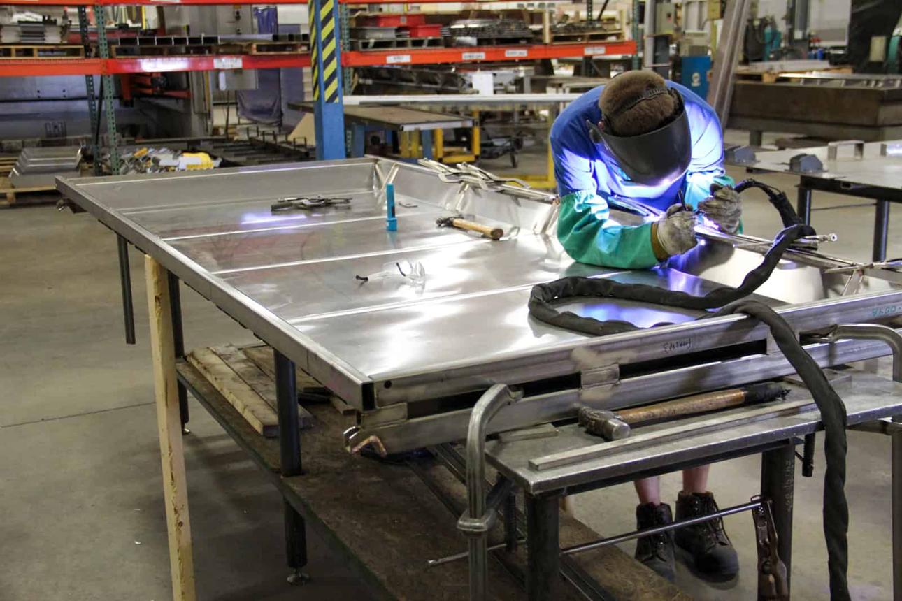 Industrial safety enclosure fabrication